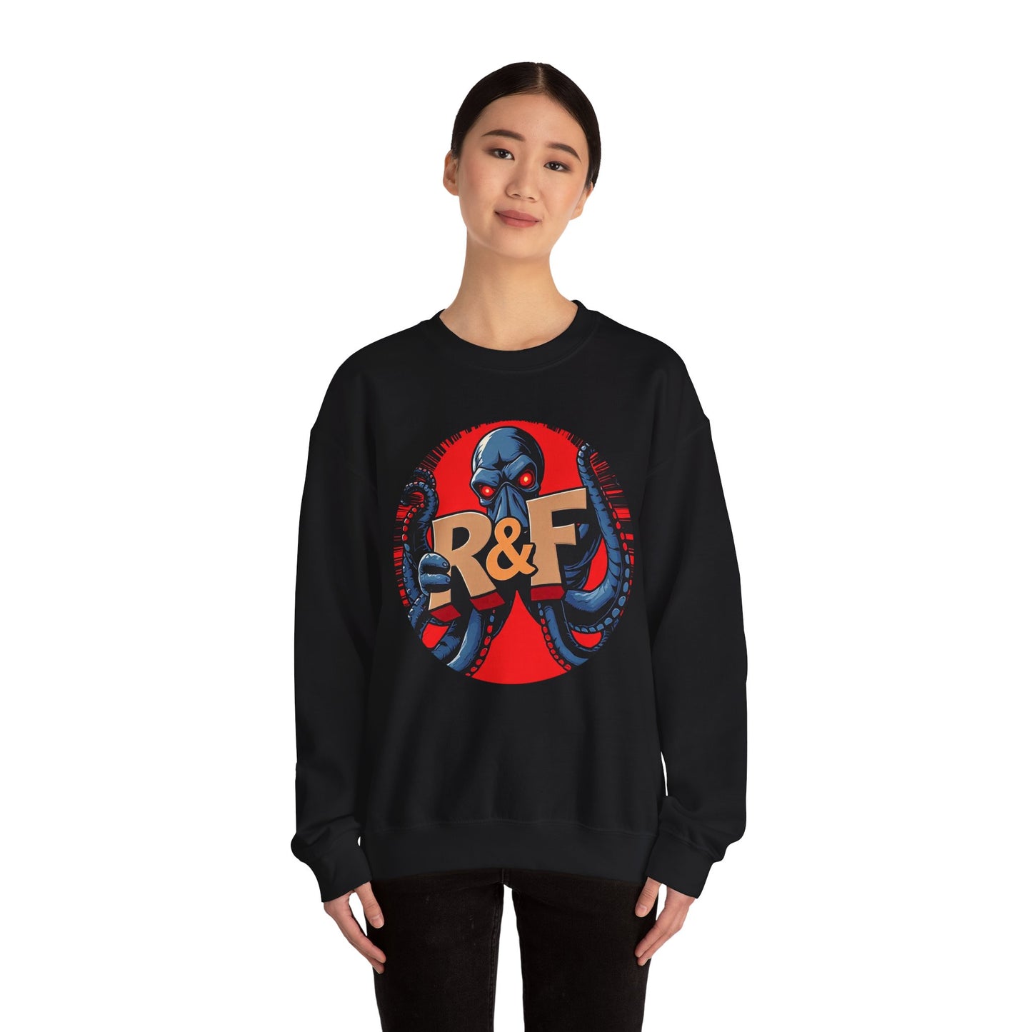 Octopus Graphic Crewneck Sweatshirt, Unisex Sweatshirt, Casual Hoodie, Stylish