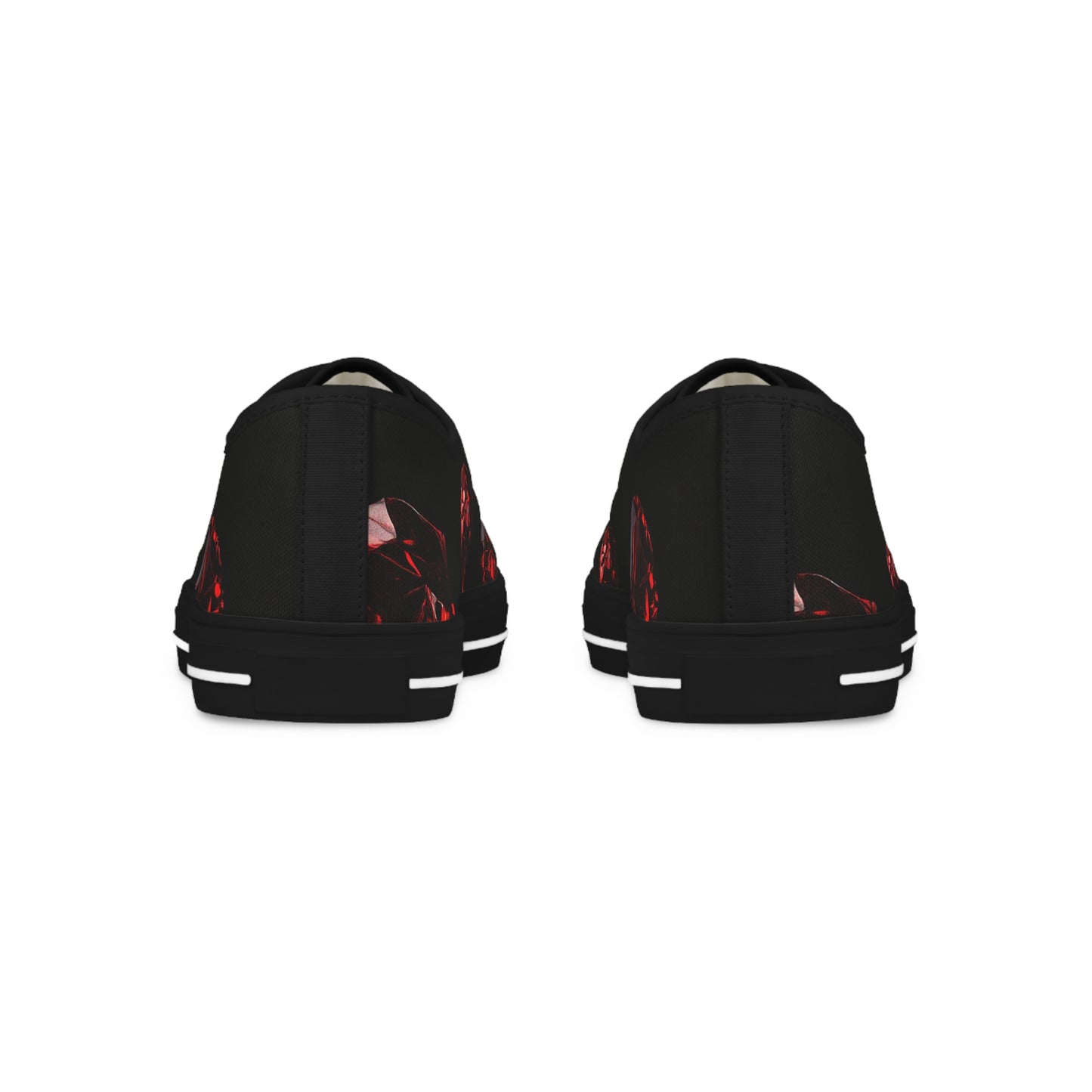 Men's Low Top Sneakers with Bold Red Design - Stylish Casual Footwear