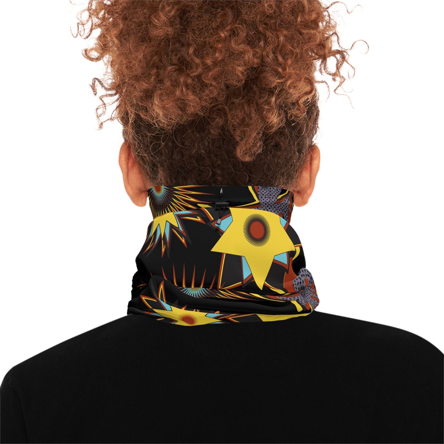 Winter Neck Gaiter With Drawstring