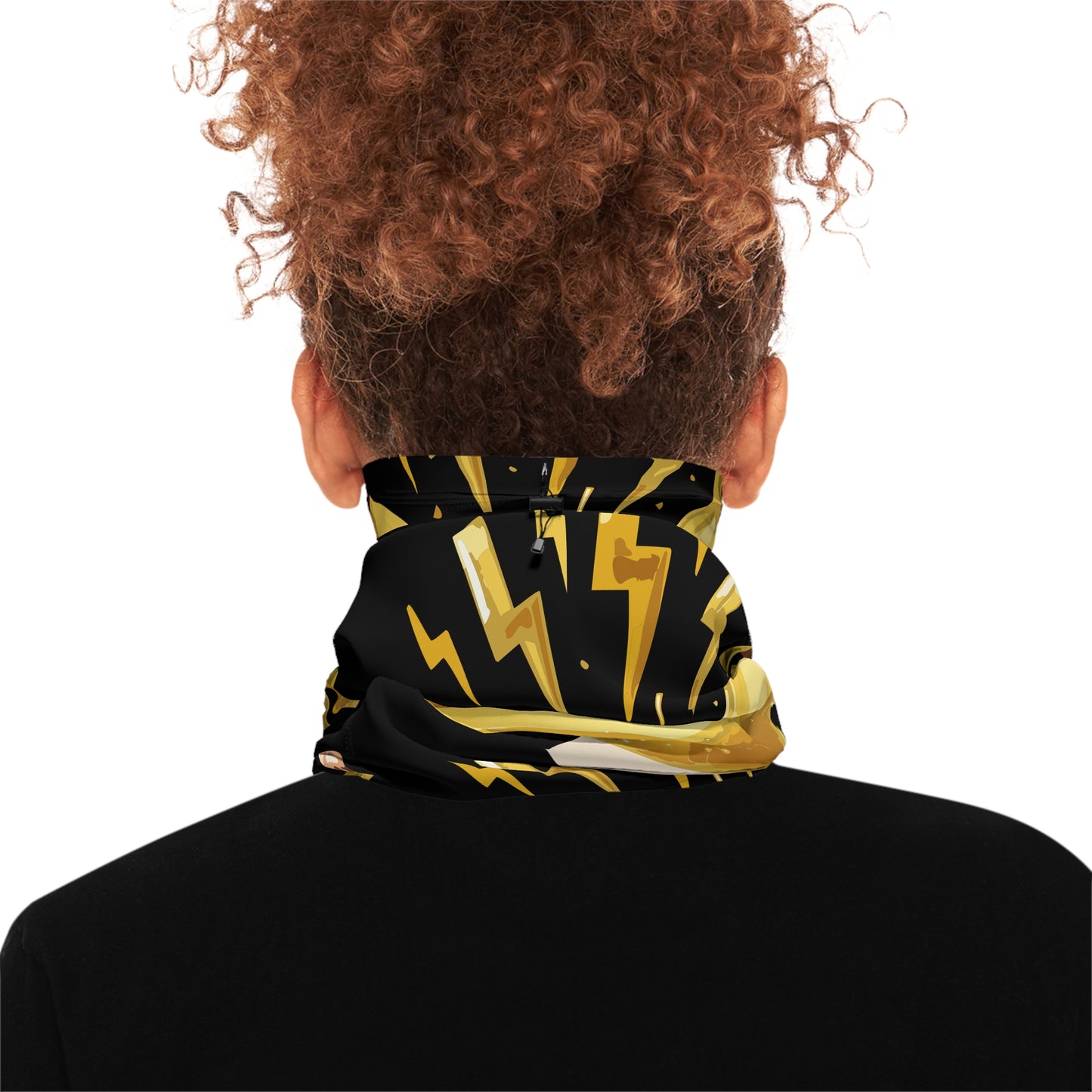 Winter Neck Gaiter With Drawstring