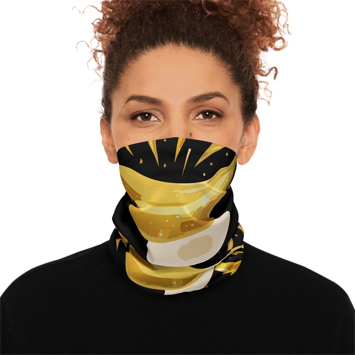 Winter Neck Gaiter With Drawstring